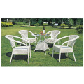 Outdoor Wicker Eettafel en stoel set